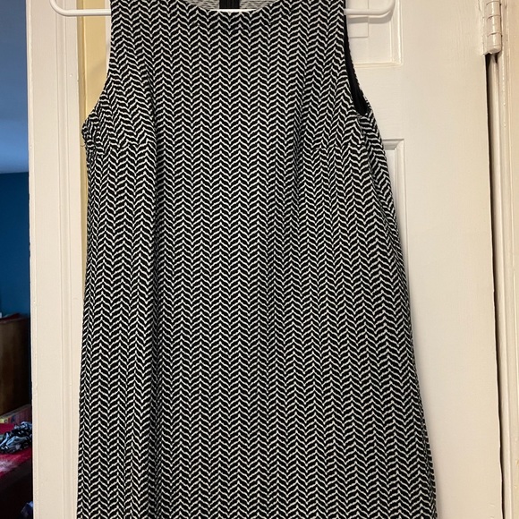 Loft Black and White Petite Dress - Picture 2 of 6